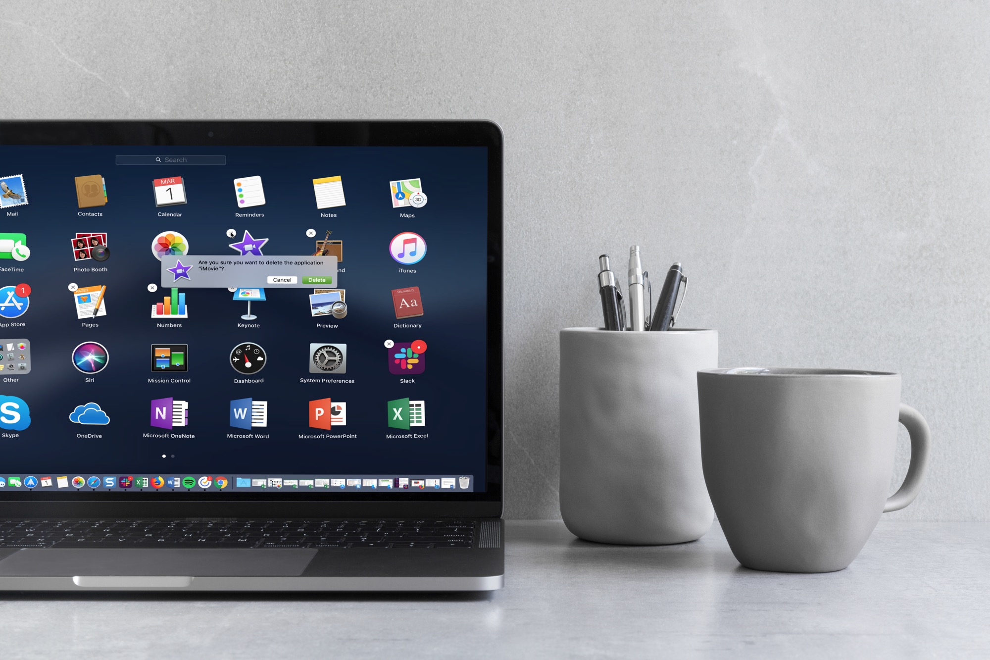 How to delete apps from dock on mac