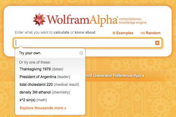 Wolphram Alpha App Mac